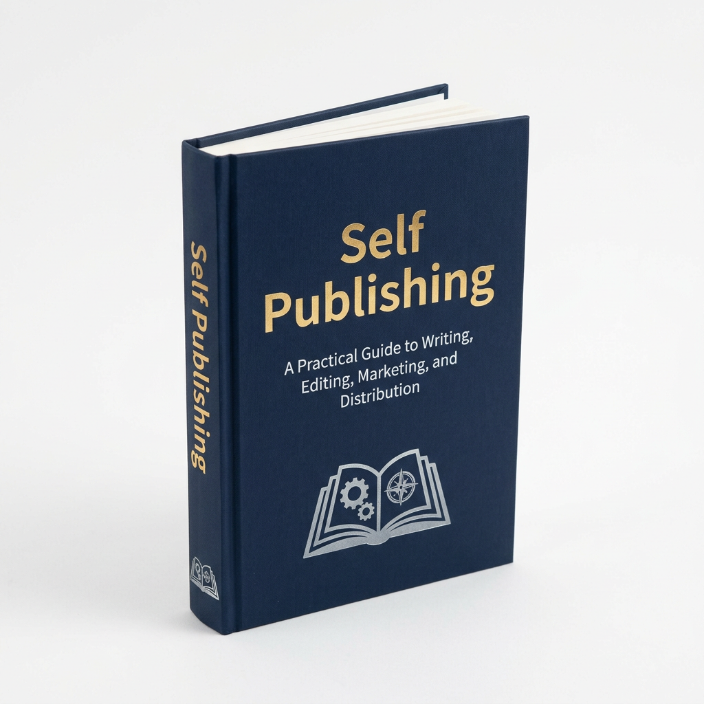 Book titled Self Publishing: A Practical Guide to Writing, Editing, Marketing, and Distribution